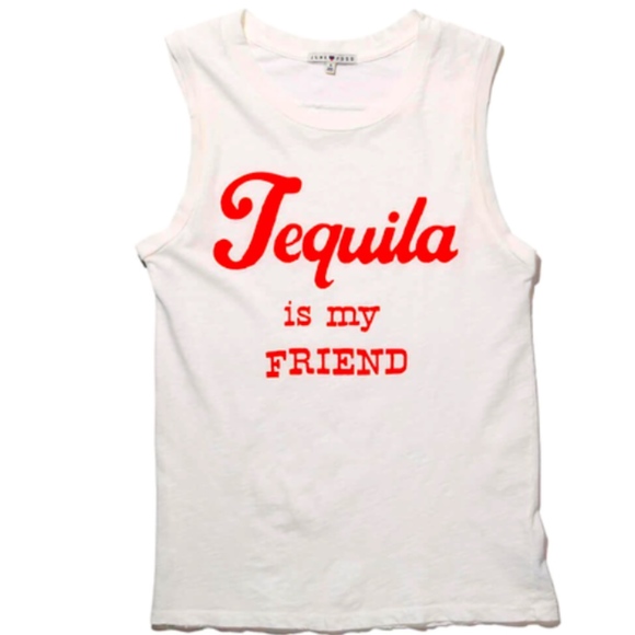 Junk Food Clothing Tops - TEQUILA LOVERS LADIES LUSH TEE - JUNK FOOD NWT